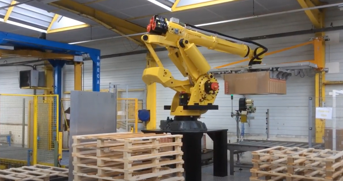 conception robotique industrielle : robot de palettisation